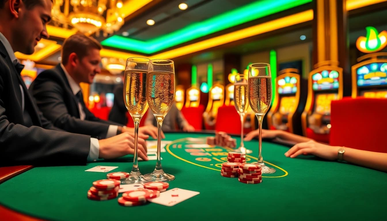 Enjoy thrilling gameplay at Rik vip casino with vibrant tables and exciting slot machines.