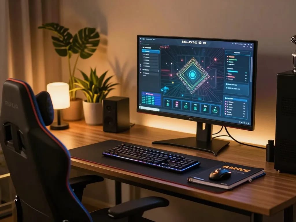 Experience immersive gaming with FAFA 828 during an engaging online session at home.