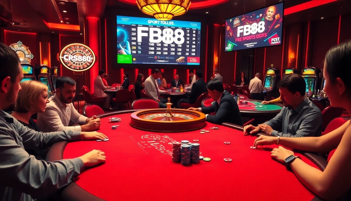 Experience thrilling gaming action at https://fb88.style/ with live poker and sports betting excitement.