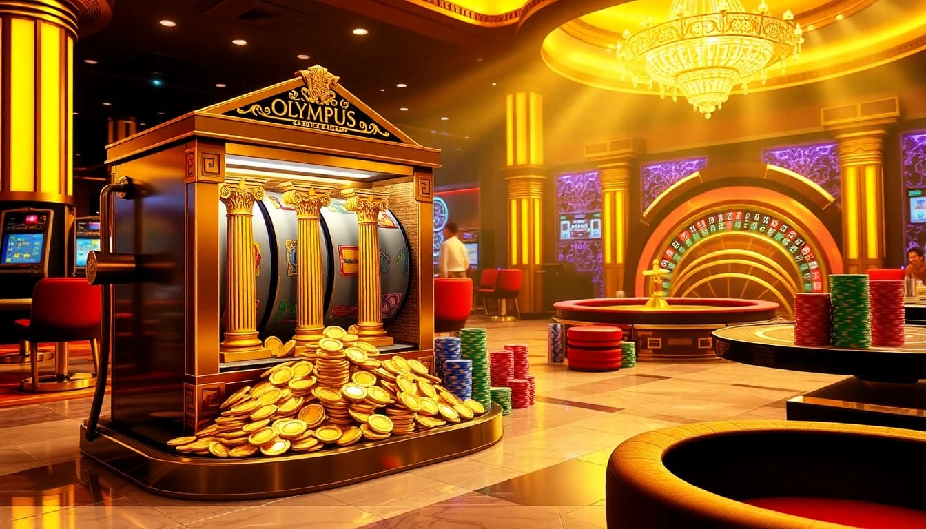 Engaging gamers at the olympus slot machine with impressive wins and luxurious surroundings.