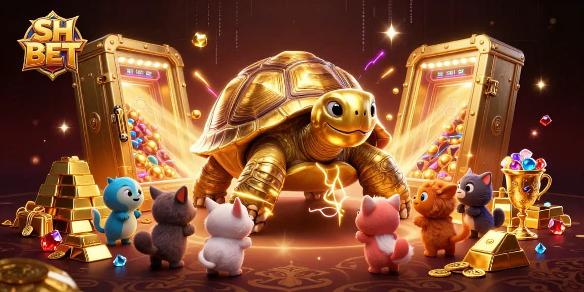 Engage with SH BET's dynamic gaming scene featuring exciting characters and golden treasures.