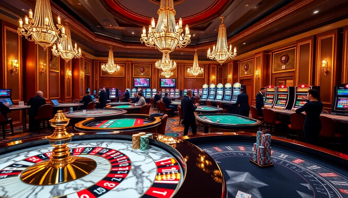 Experience the excitement of 123bet with high-stakes poker and spinning roulette wheels.