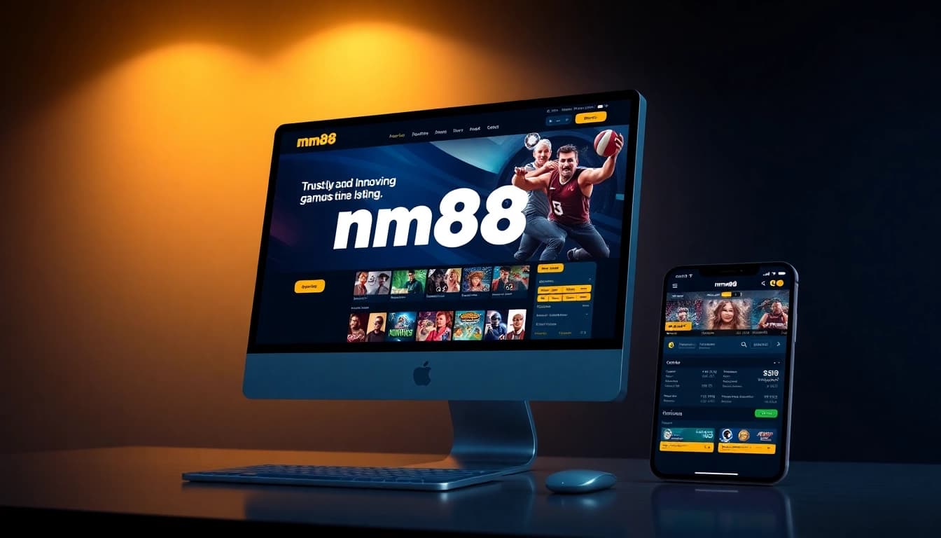mm88 online gambling interface with user-friendly design and vibrant game selection