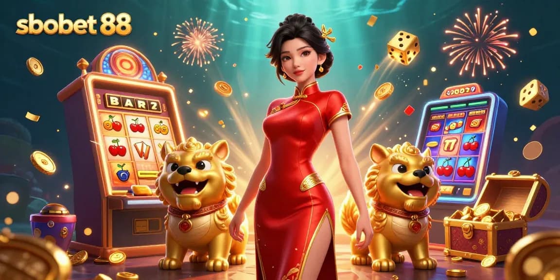 Engage with sbobet 88 and experience thrilling online betting with dynamic casino elements and festive fireworks.