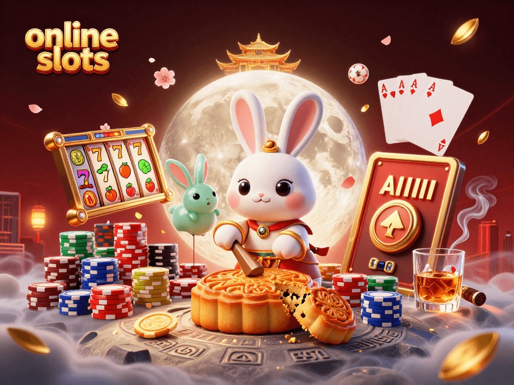 Experience thrilling online slots with dynamic slot reels and vibrant gameplay in this colorful 3D illustration.