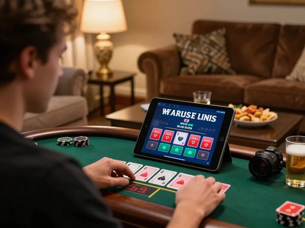 Experience KP88 online blackjack excitement at home with a cozy gaming setup.