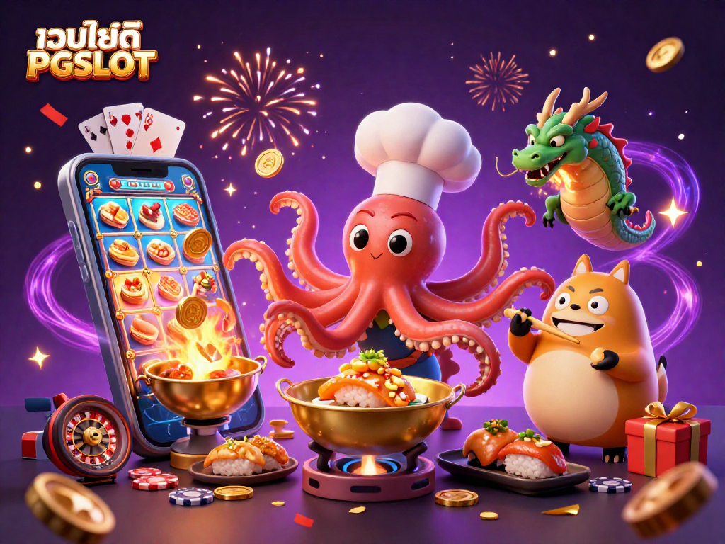 เว็บไซต์ PGSLOT สนุกสนานกับเกมสล็อตออนไลน์และโปรโมชั่นสุดเร้าใจในภาพร่วมสมัย