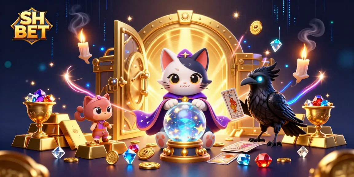 Engage with SH BET's captivating casino adventure featuring mystical characters and glittering treasures
