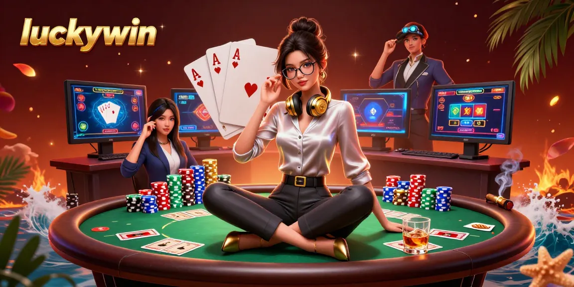 Experience the vibrant casino atmosphere with luckywin, showcasing thrilling card games and elegant gameplay.