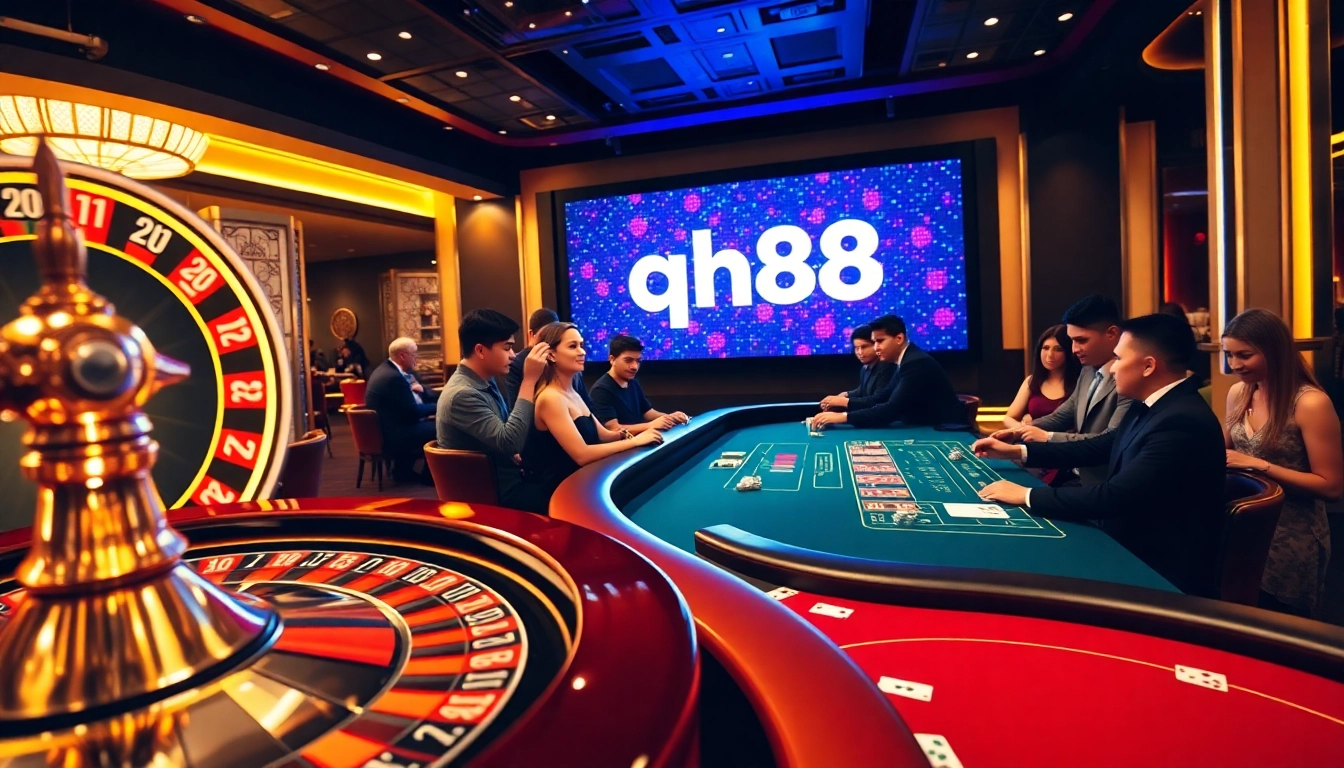 Experience the excitement of gambling at qh88 with luxurious casino elements and engaging gameplay.