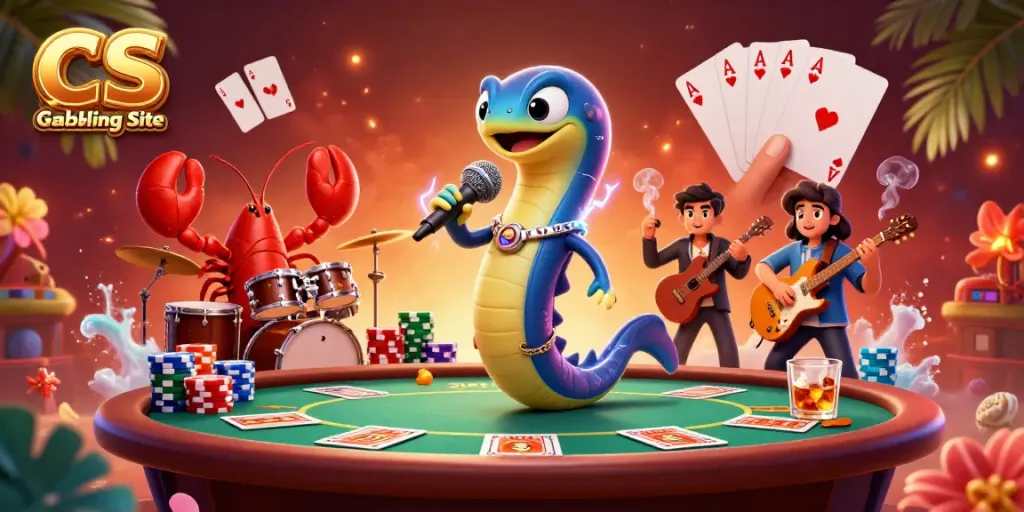 Enjoy the vibrant underwater scene at a CS Gambling Site with dynamic casino elements and characters.