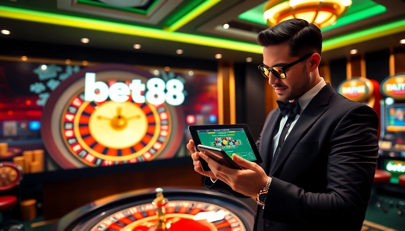 Experience the thrill of online gambling with bet88 đăng nhập and a vibrant casino atmosphere.