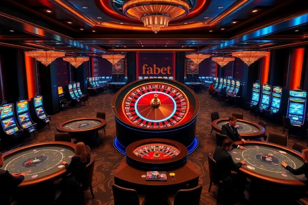 Experience the thrill of fabet with vibrant casino games, poker tables, and exciting roulette.