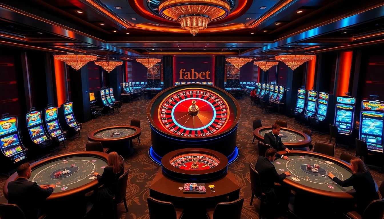 Experience the thrill of fabet with vibrant casino games, poker tables, and exciting roulette.