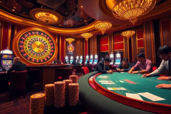 Experience the thrill of high-stakes gaming at https://13win00.com/ with vibrant poker chips and an elegant roulette wheel.