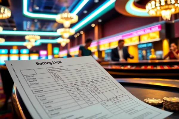 Tỷ lệ kèo nhà cái hôm nay displayed prominently with gamblers engaging in strategic bets at a vibrant casino table.