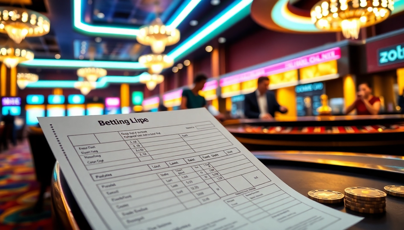 Tỷ lệ kèo nhà cái hôm nay displayed prominently with gamblers engaging in strategic bets at a vibrant casino table.