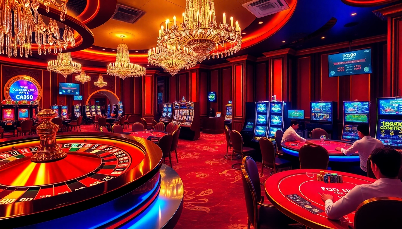 Players enjoying gaming at a casino with tg88 app interfaces enhancing the excitement of winning opportunities.