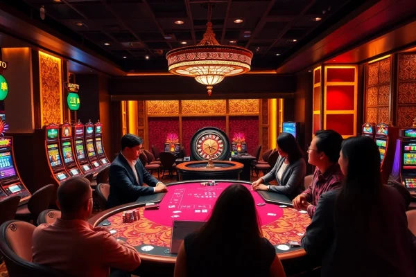 Gambling at the Xin88 casino, where players enjoy thrilling poker and slot machines.