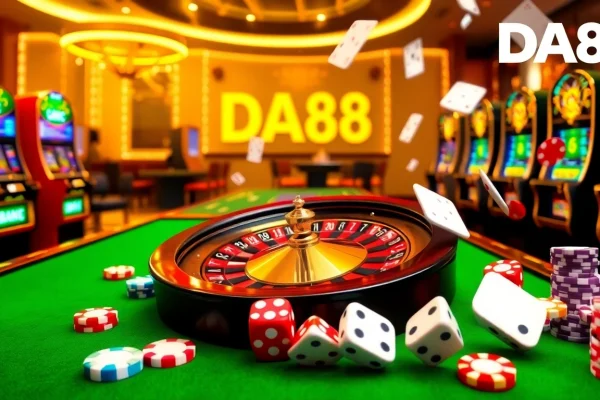 Experience the thrill of gambling at DA88 with vibrant casino tables and exciting games.
