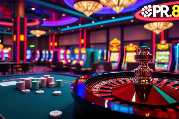 Experience the thrill of gambling at RR 88 with stunning casino visuals.