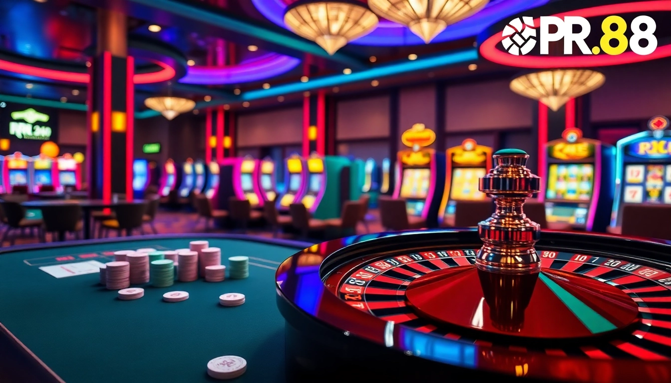 Experience the thrill of gambling at RR 88 with stunning casino visuals.
