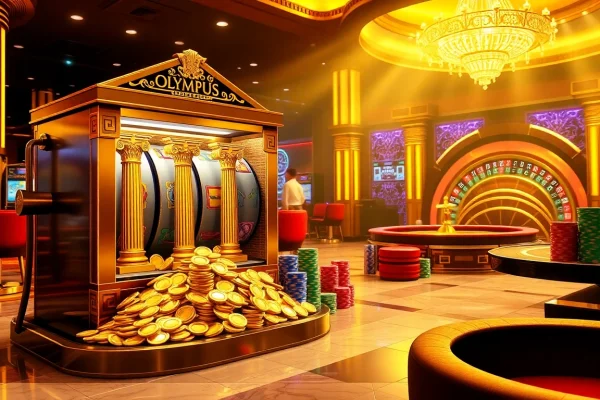 Engaging gamers at the olympus slot machine with impressive wins and luxurious surroundings.