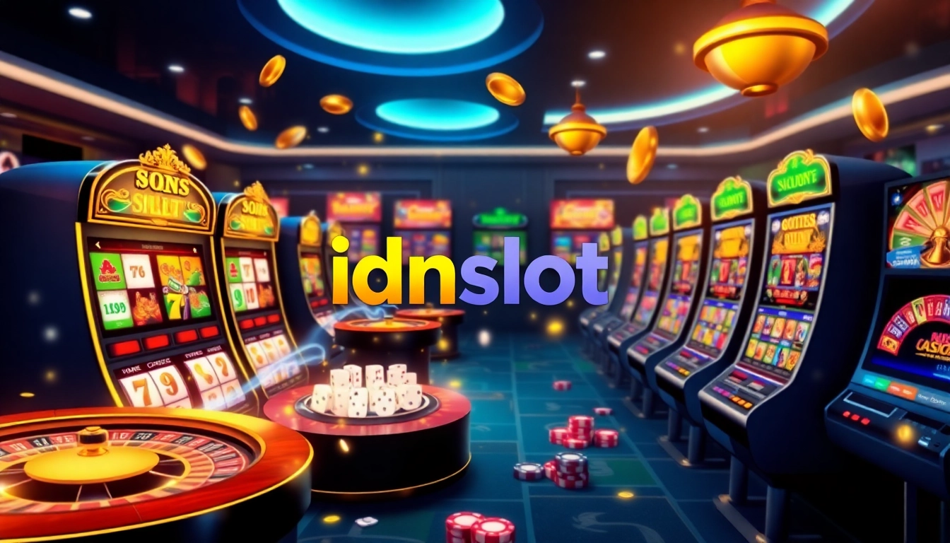 Play thrilling casino games on the idnslot platform with vibrant visuals and engaging graphics.