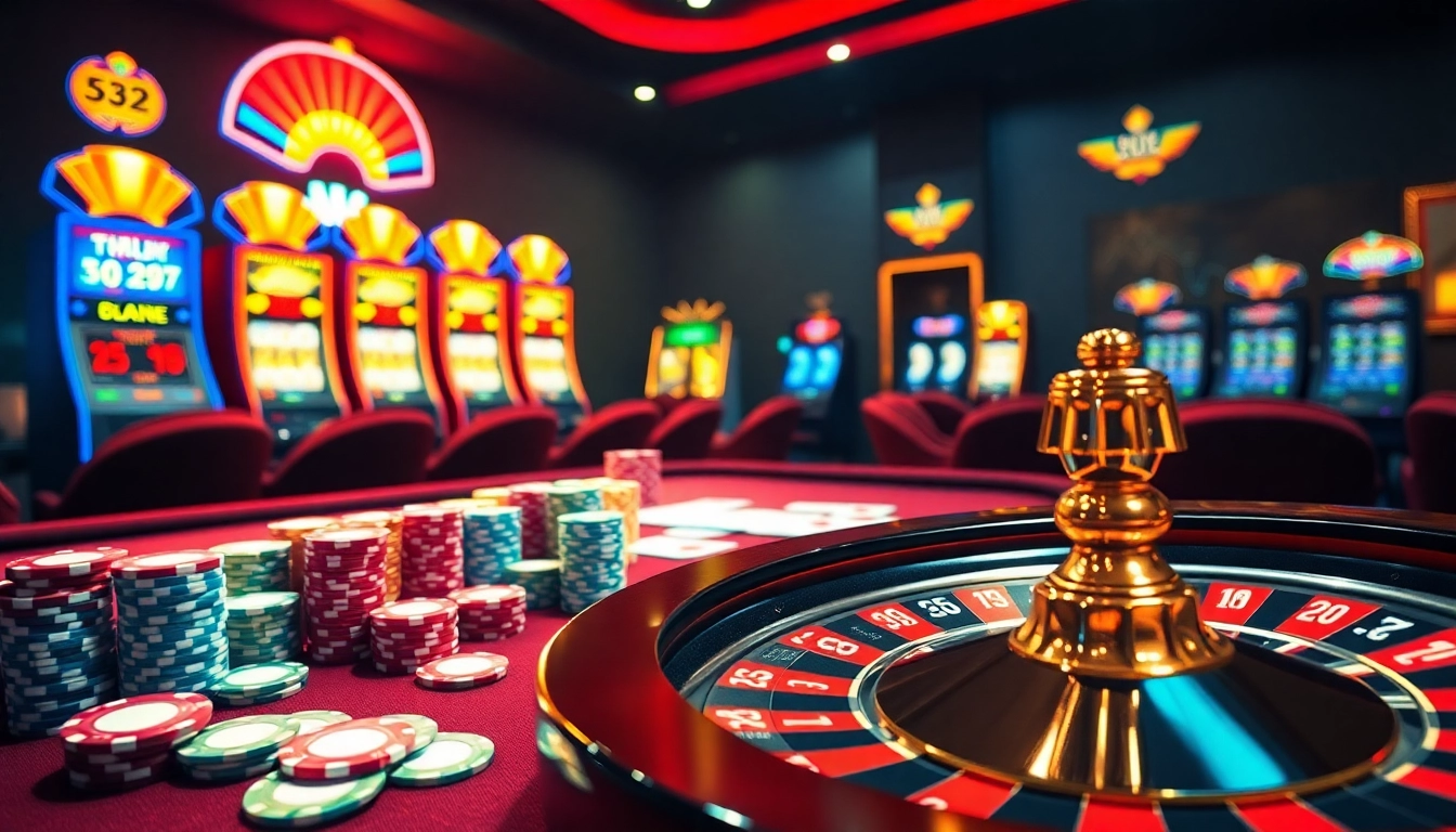 Experience thrilling online gaming with leci123's vibrant poker table and casino ambiance.