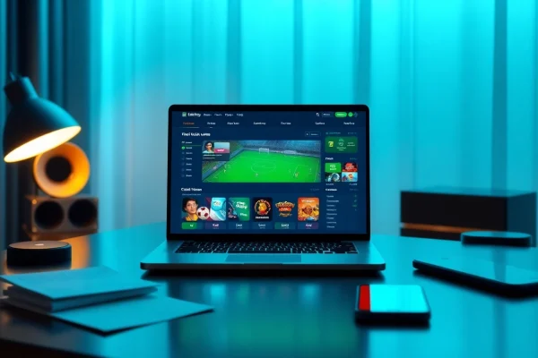 Nhà Cái Uy Tín online betting interface showcasing user-friendly design and vibrant betting options.