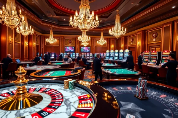 Experience the excitement of 123bet with high-stakes poker and spinning roulette wheels.