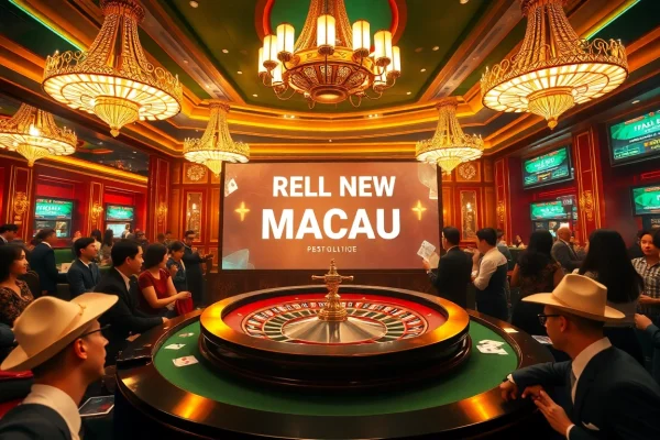 Experience the excitement of Result Macau with live draw details in a vibrant casino setting.