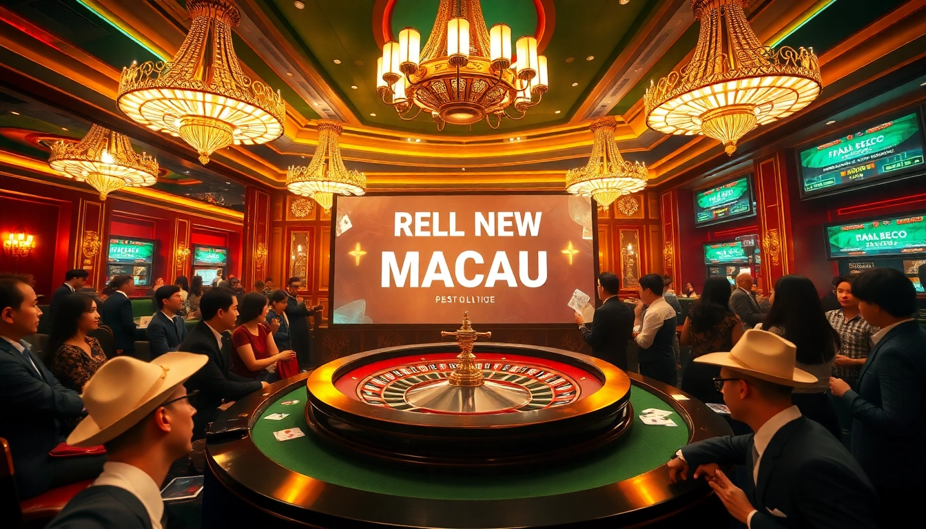 Experience the excitement of Result Macau with live draw details in a vibrant casino setting.