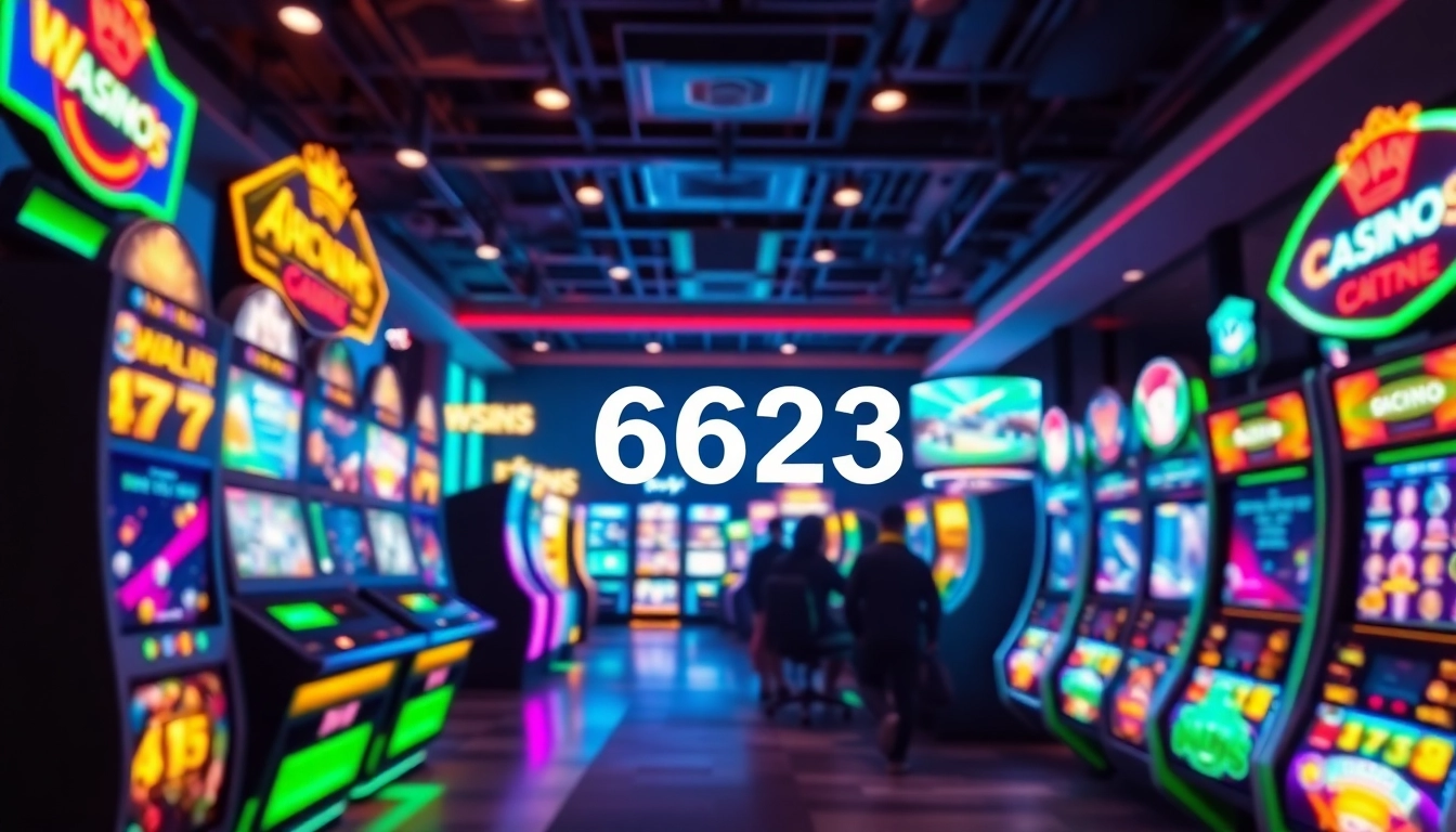 Engaging online gaming experience at 6623 showcasing casino games and sports betting.